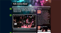 Desktop Screenshot of folkjusticeband.com