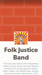 Mobile Screenshot of folkjusticeband.com