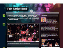 Tablet Screenshot of folkjusticeband.com